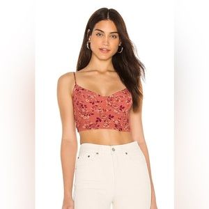 Blue Life distressed crop top corset bustier style size small